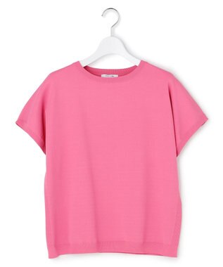 23区 【先行予約】レーヨンポリエステルストレッチ プルオーバー ニット ピンク系