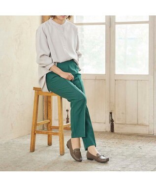 ing <ing>【３E】【サスティナブル】ビット付きモカシューズ ダークオーク