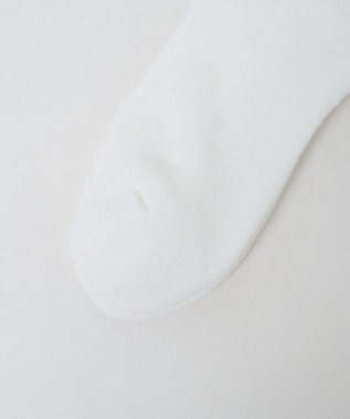 WEGO 底パイルデザインソックス（丈14㎝） ホワイト