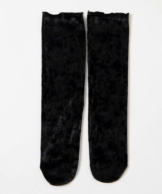 WEGO ベロアソックス ブラック