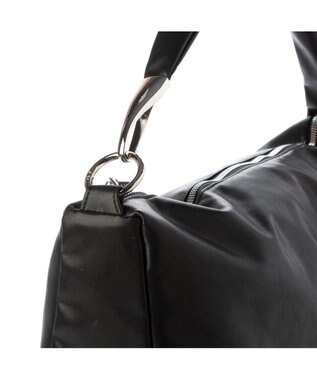 UNBILLION カシュカシュ cachecache / ソフト合皮スクエアホーボーショルダーバッグ ブラック