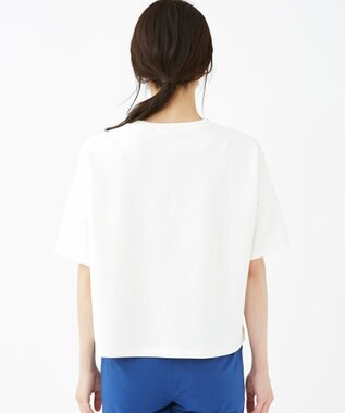 KASHIYAMA 【抗菌繊維】スタイリッシュジャージー トップス ホワイト