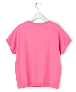 23区 【先行予約】レーヨンポリエステルストレッチ プルオーバー ニット ピンク系