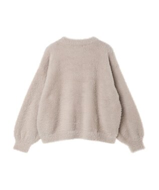 earth music&ecology ロングシャギーハイネックプルオーバー Beige