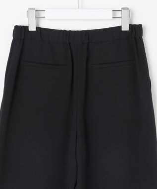 J.PRESS LADIES L 【セットアップ対応】Light ジョーゼット ワイド イージーパンツ ブラック系