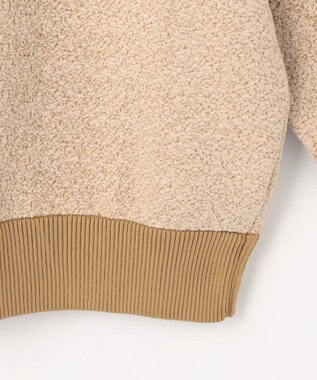 PW CIRCULUS 【手洗い洗濯可】【MEN】グラデーションニットフーディ ゴルフ ベージュ系