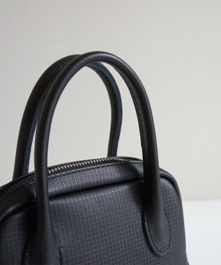 TIDEWAY MOSS グリッド ボストンバッグ XS ブラック