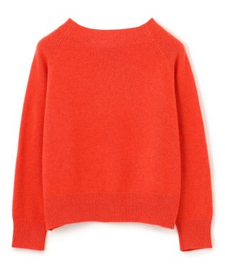 UNFILO カシミヤブレンド オフネックニット オレンジ