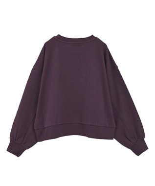 AMERICAN HOLIC 裏毛クロップドプルオーバー Wine