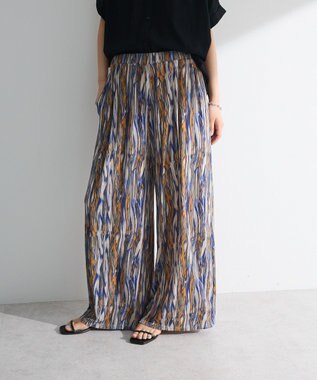 Green Parks シアーワイドパンツ Orange