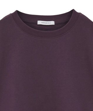 AMERICAN HOLIC 裏毛クロップドプルオーバー Wine