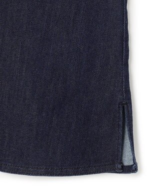 UNFILO 【セットアップ着用可】UNFILO DENIM light ノースリーブブラウス インディゴ