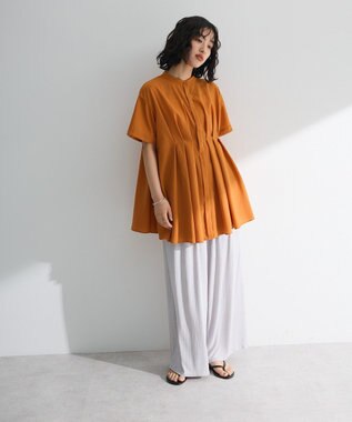 Green Parks シアーワイドパンツ Light Gray