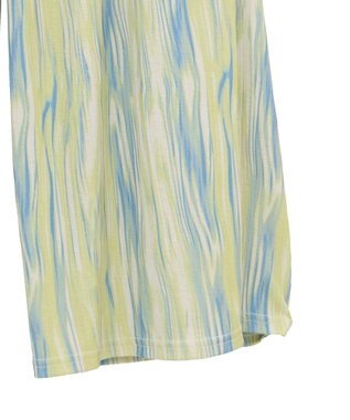 Green Parks シアーワイドパンツ Lime Green