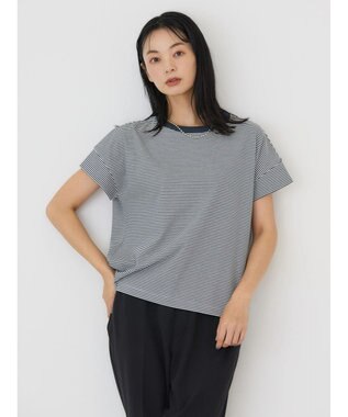 AMERICAN HOLIC 接触冷感ショートスリーブカットプルオーバー Border