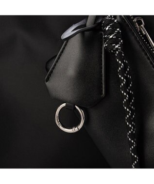 UNBILLION カシュカシュ cachecache / チャームセット付きナイロン2wayトートバッグ ブラック