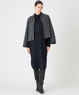 BEIGE， 【WEB限定】MONTE ROSA / Iラインワンピース Navy