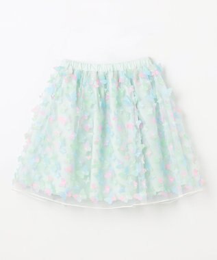 ANY KIDS レインボー チュール スカート ミント