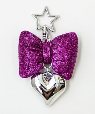 WEGO グリッターリボンキーホルダー