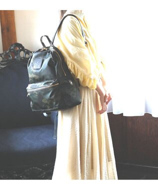 Regalo Felice 【軽量 / 大容量 / 肩に優しいクッション入り】リュック / REGALO OLC(オリーブ×ブラウン)