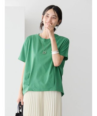 AMERICAN HOLIC 接触冷感裾タックカットプルオーバー Green