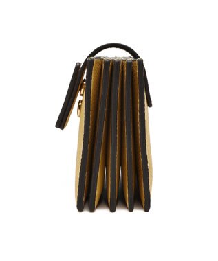 style code 【PADMA/パドマ】ベルトデザイン　シュリンクレザーカードケース イエロー