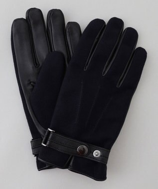 GOTAIRIKU 【スマホ対応】DRAGO/ドラゴ ウールシープレザーコンビ グローブ_無地