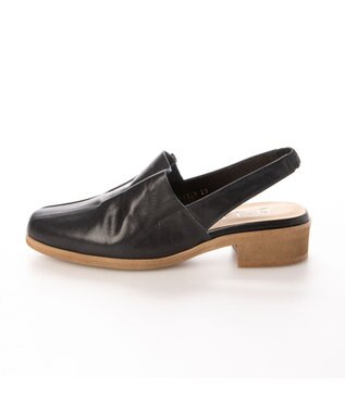 MODE ET JACOMO <D'ICI>バックストラップデザインシューズ ダークブルー