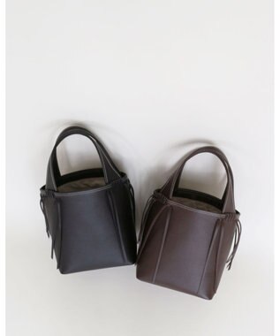 MORROW by thank EMILY NL ハンドバッグ ディープブラウン