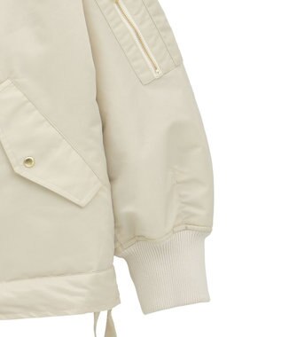 earth music&ecology リバーシブルMA-1 Light Beige