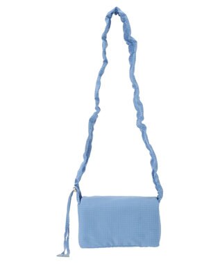 Green Parks ・ＱＵＯＮ　軽量ギャザーショルダーバッグ Blue