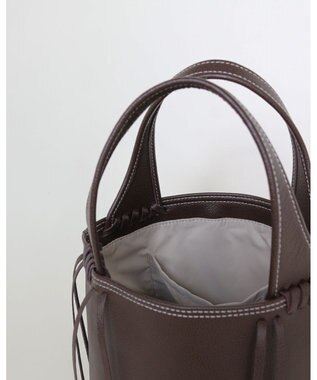 MORROW by thank EMILY NL ハンドバッグ ディープブラウン