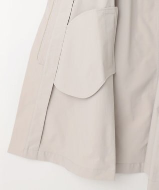 ANY 【手洗い可】ライトフーデットコート グレージュ