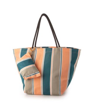 UNBILLION カシュカシュ cachecache / ウォータプルーフストライプビッグトート