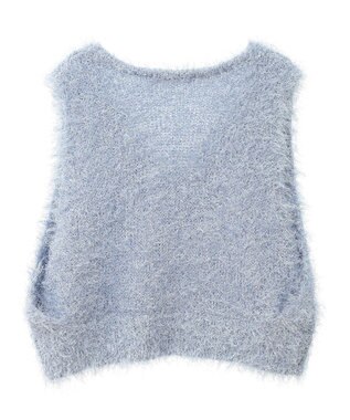 Green Parks Ｖネックフサフサベスト Sax