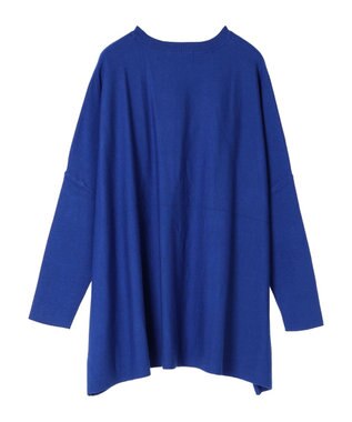 AMERICAN HOLIC バイパチポンチョライクＢＩＧニットチュニック Blue