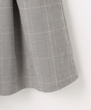 組曲 KIDS  【110-140㎝】 チェックワンピース＆ドビージャケットセット ピンク