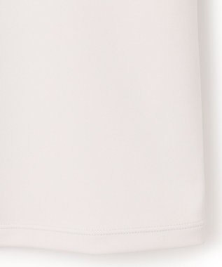 ICB L 【洗える】シャイニースムース ハイネックカットソー ライトグレー系