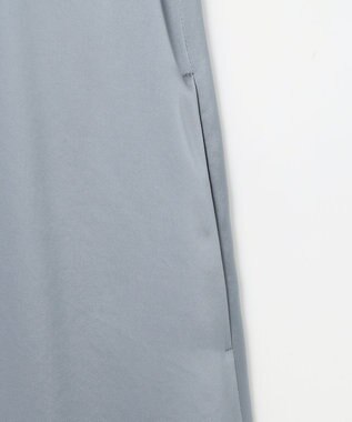 自由区 【Exclusive】シャイニーサテン ドレス チャコール