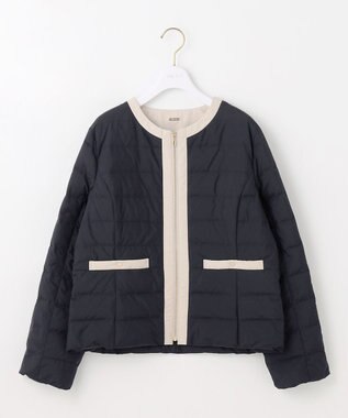 撥水・洗える】2WAYノーカラーダウン ジャケット / ANY SIS L