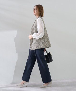 YECCA VECCA ツイードジレ Mix