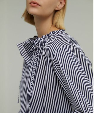 BEIGE， ALBERT / ギャザーブラウス Navy St.