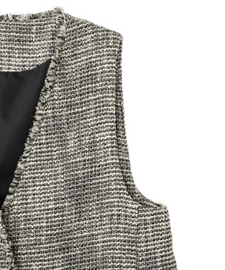 YECCA VECCA ツイードジレ Mix