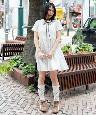 WEGO ティアードキャミワンピース ホワイト