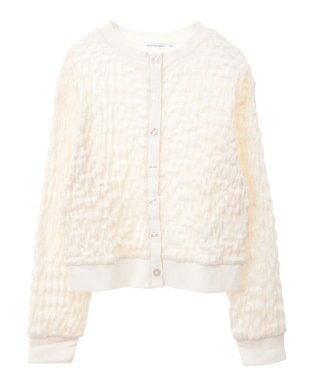 AMERICAN HOLIC ぽこぽこカットカーディガン Ivory