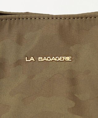 LA BAGAGERIE シャドージャカード A4トートバッグ カーキ
