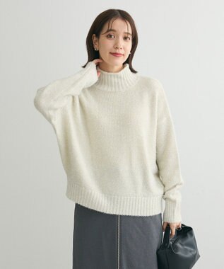 Green Parks ・Ｐｅｔｉｔ　Ｆｌｅｕｒ　ラメタートルニット Ivory