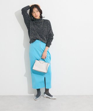 Green Parks ・Ｐｅｔｉｔ　Ｆｌｅｕｒ　ラメタートルニット Black