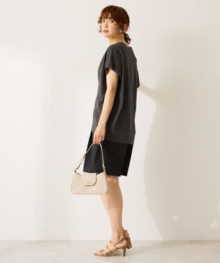 AMERICAN HOLIC 【先行予約】【WEB限定】フレンチスリーブVネックニットカーディガン Chacoal Gray