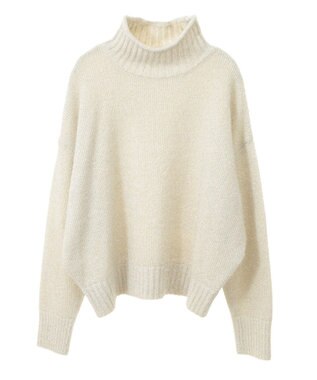 Green Parks ・Ｐｅｔｉｔ　Ｆｌｅｕｒ　ラメタートルニット Ivory